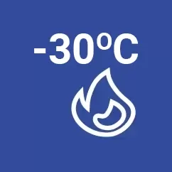 Isıtma -30°C'de