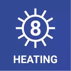 Isıtma modu 8°C