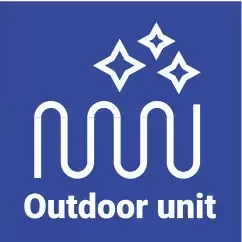 Altın kaplama kanatlar dış üniteleri için