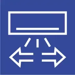 Horizontal louver movement